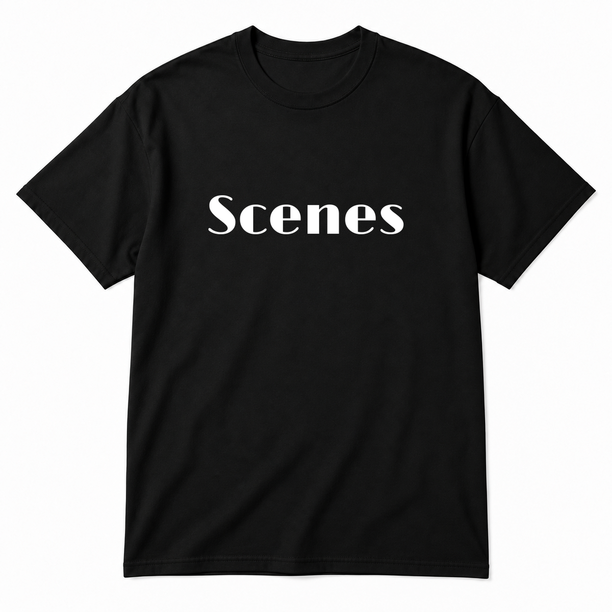 Scenes T-Shirt in black