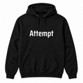 Attempt Hoodie in black