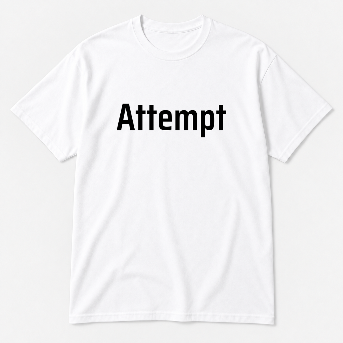 Attempt T-Shirt in white
