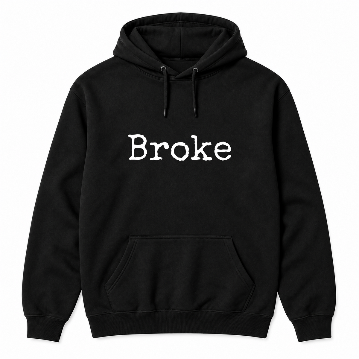 Broke Hoodie in black