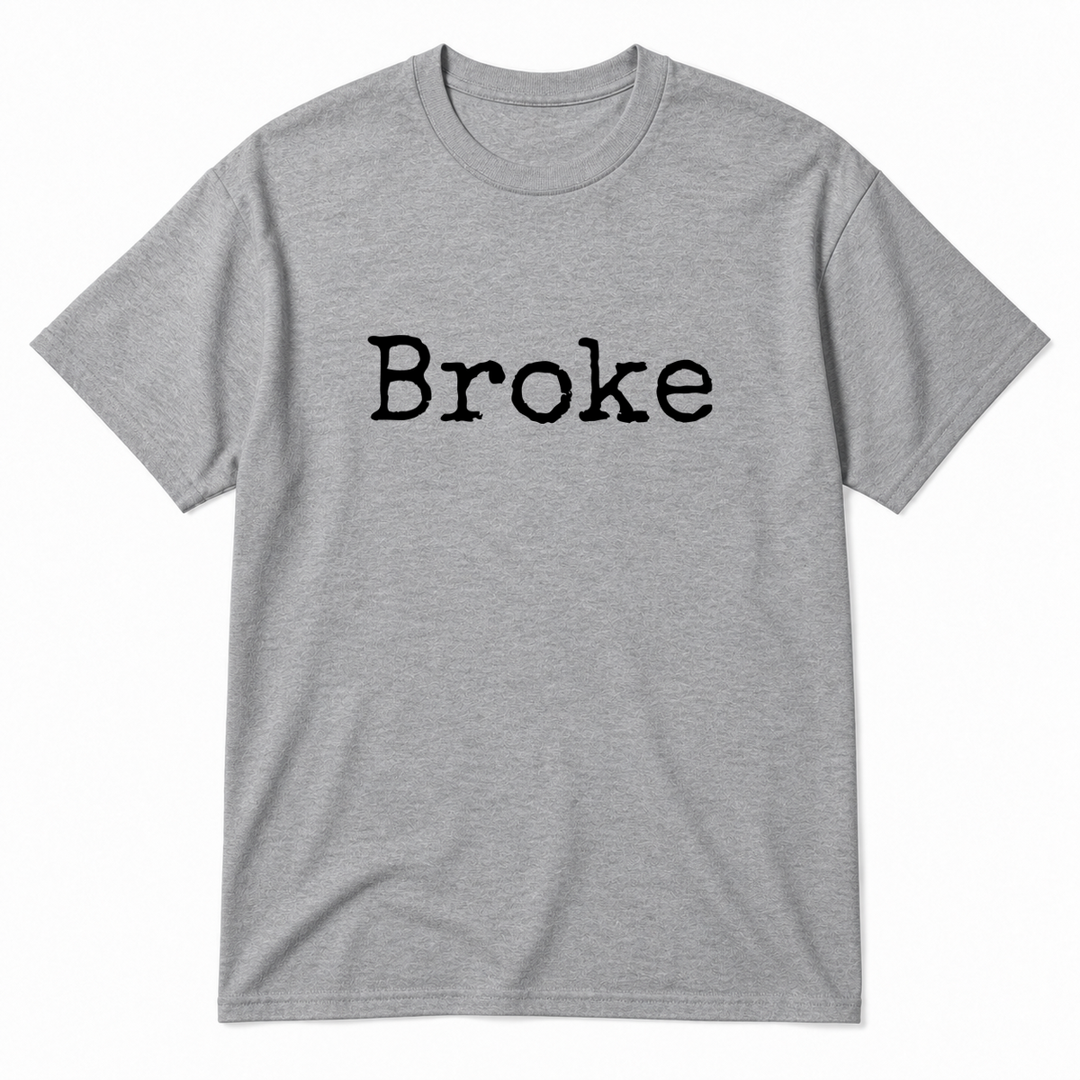 Broke T-Shirt in gray