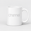 Channel Mug in white