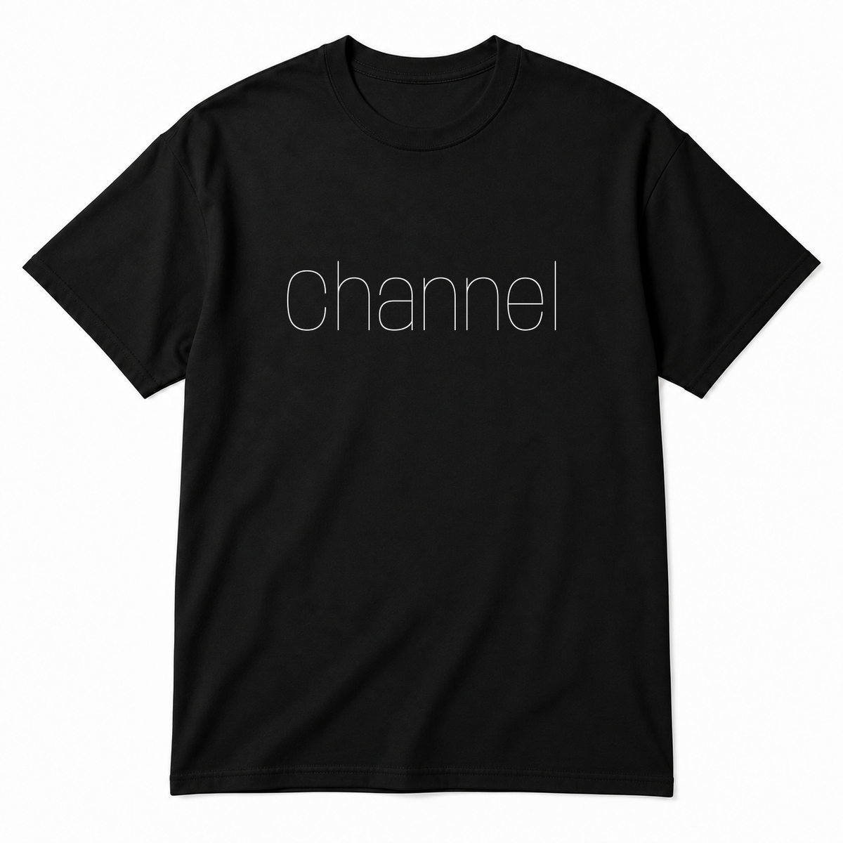 Channel T-Shirt in black