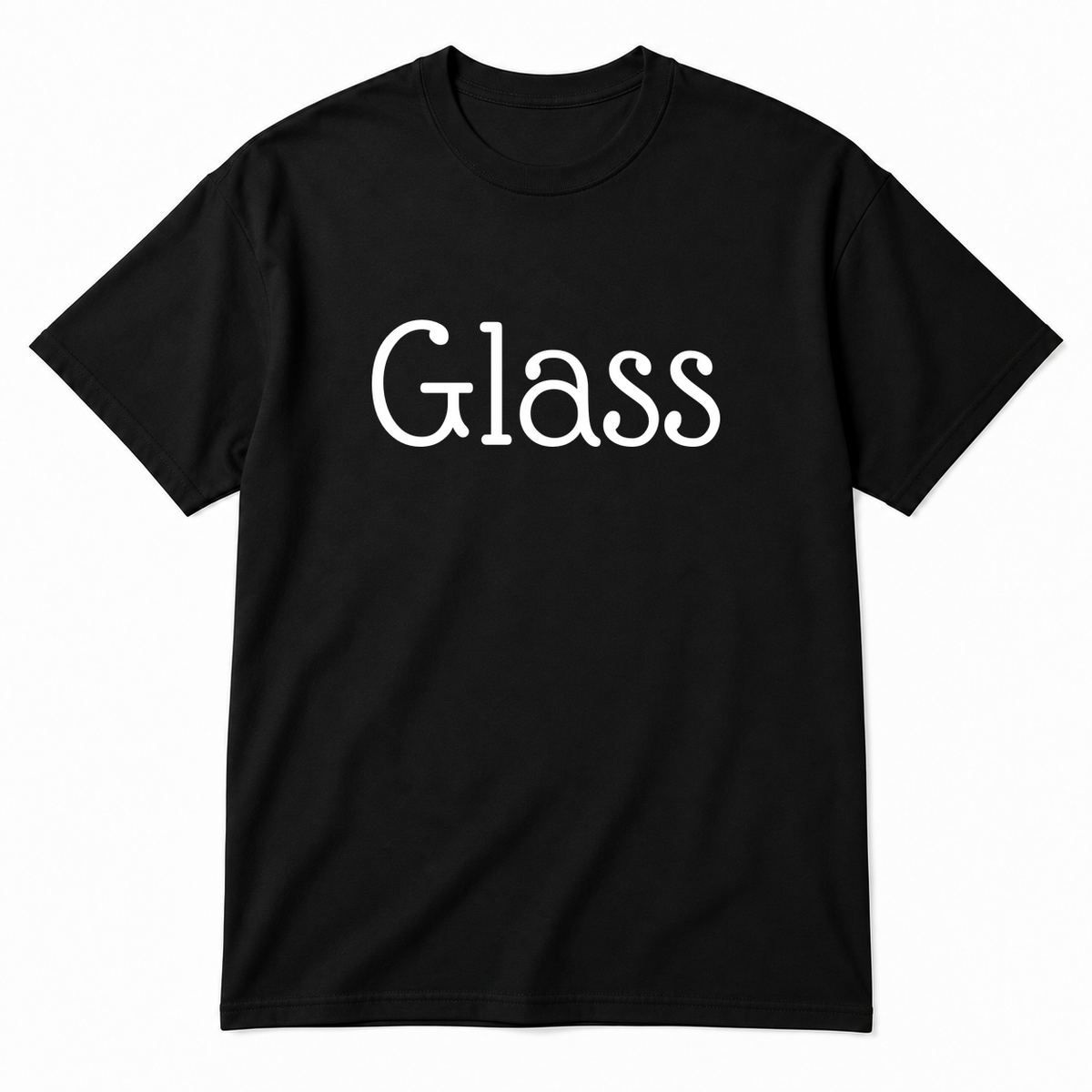 Glass T-Shirt in black