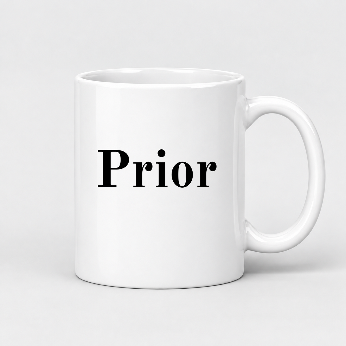 Prior Mug in white