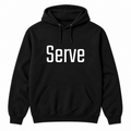 Serve Hoodie in black