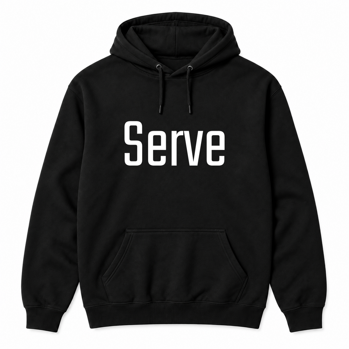 Serve Hoodie in black