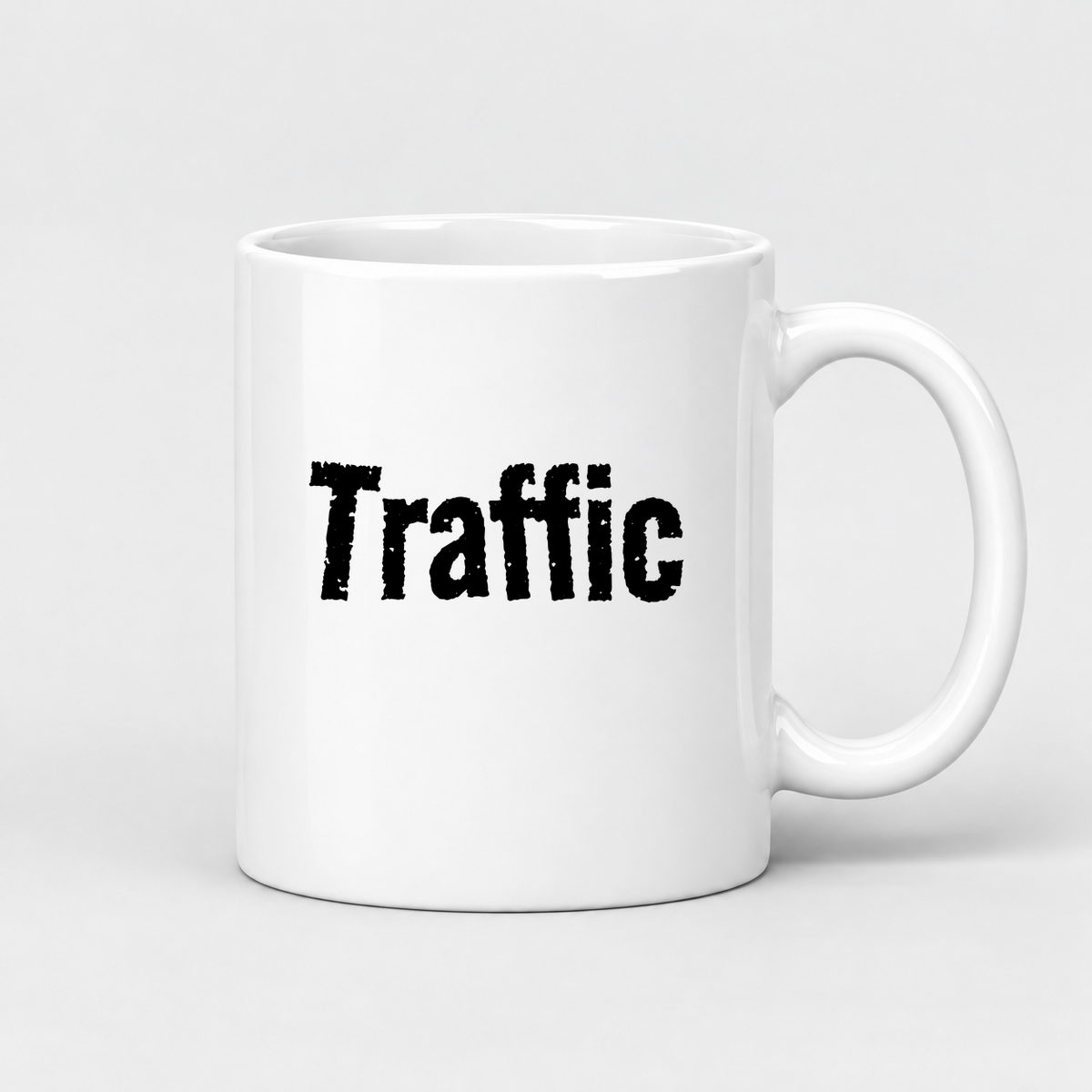 Traffic Mug in white