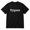 Types T-Shirt in black