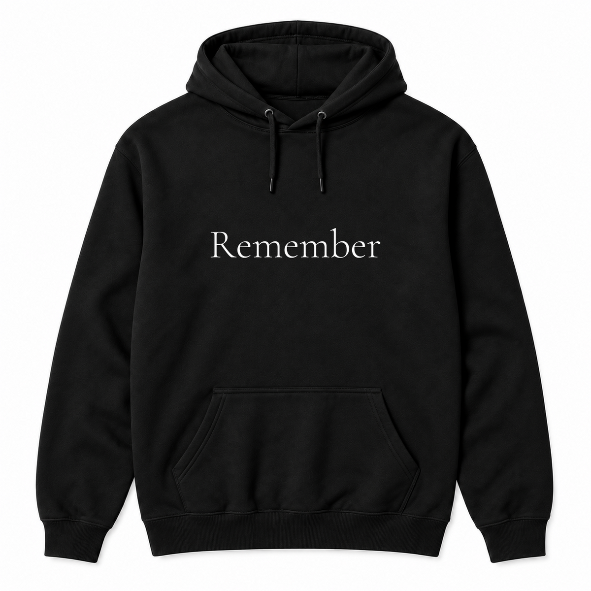 Remember Hoodie in black