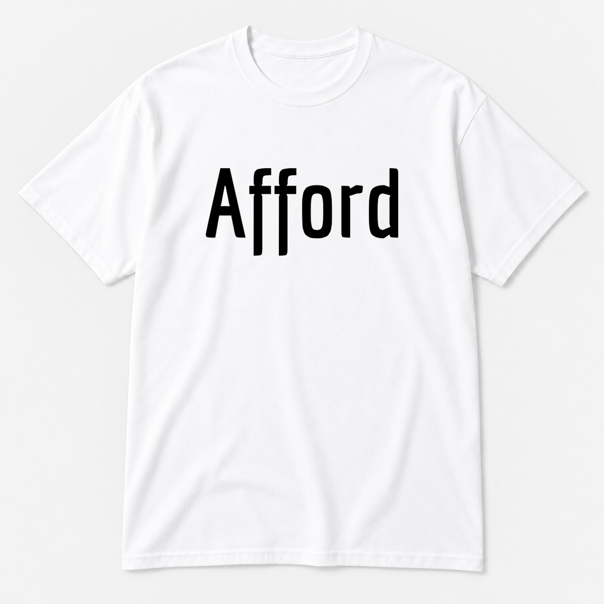 Afford T-Shirt in white