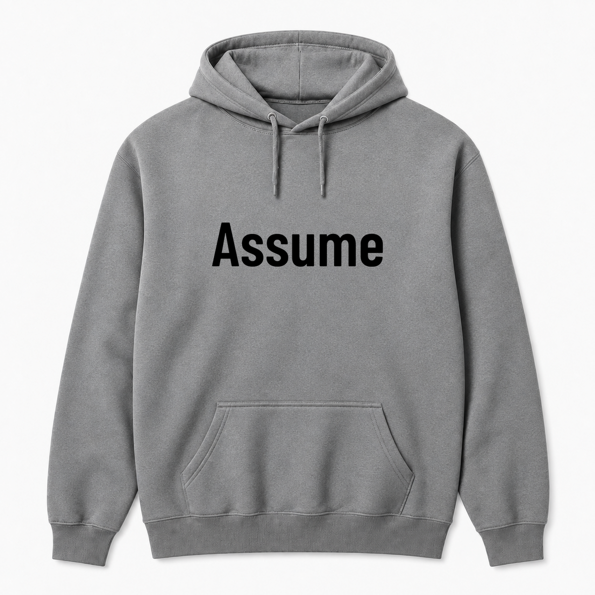 Assume Hoodie in gray