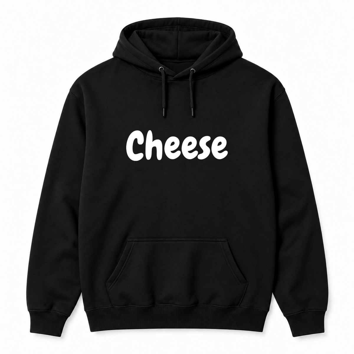 Cheese Hoodie in black