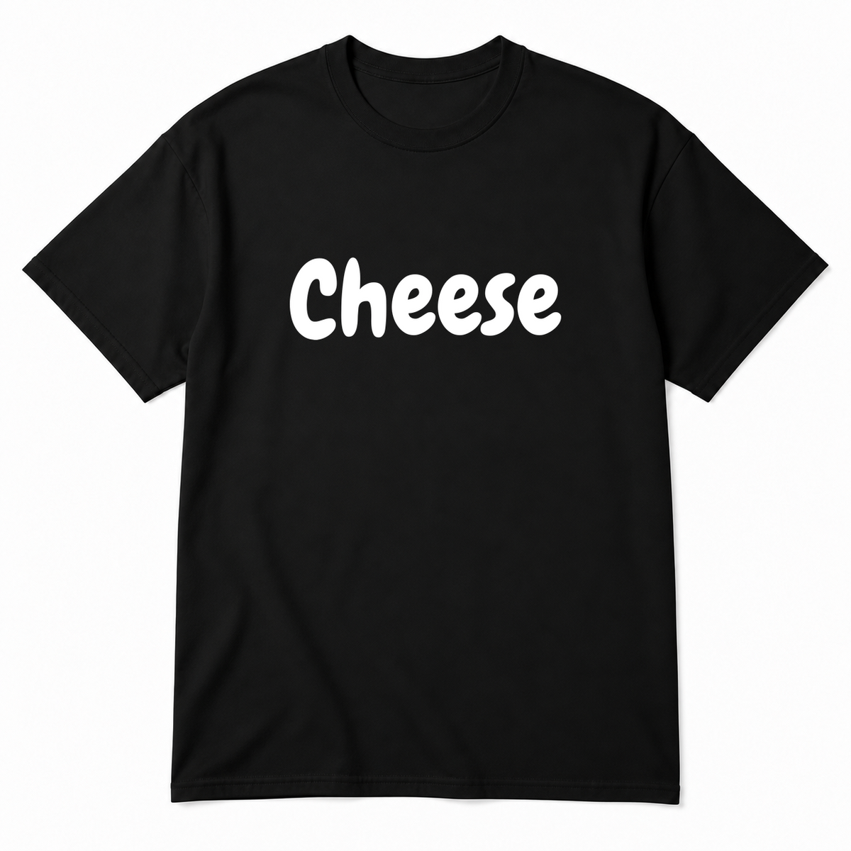 Cheese T-Shirt in black