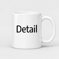Detail Mug in white