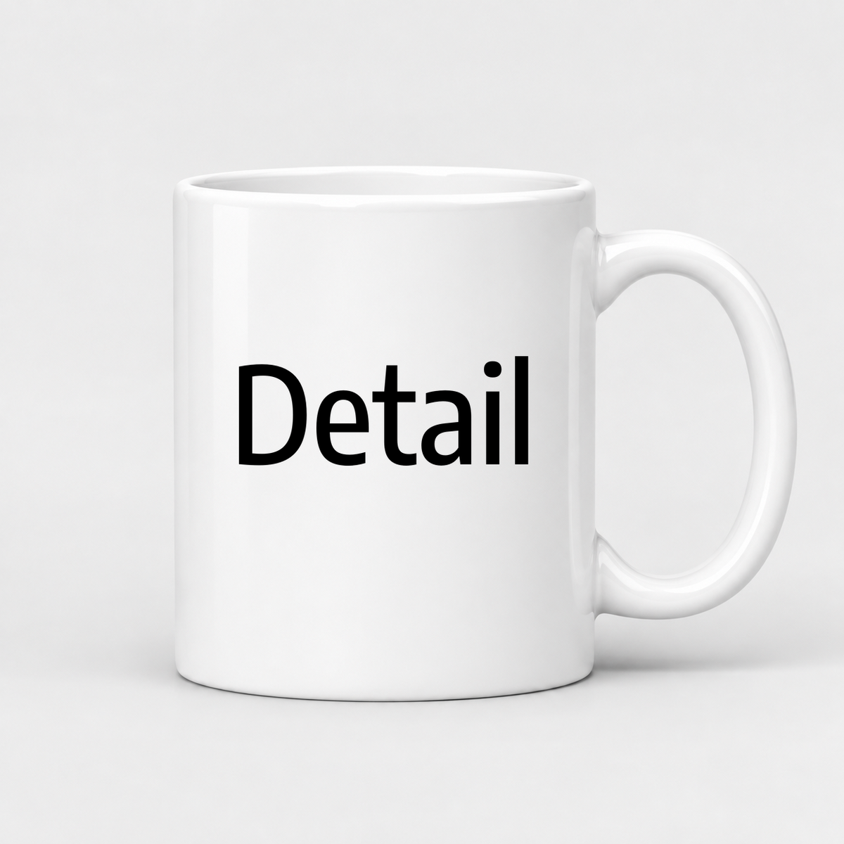 Detail Mug in white