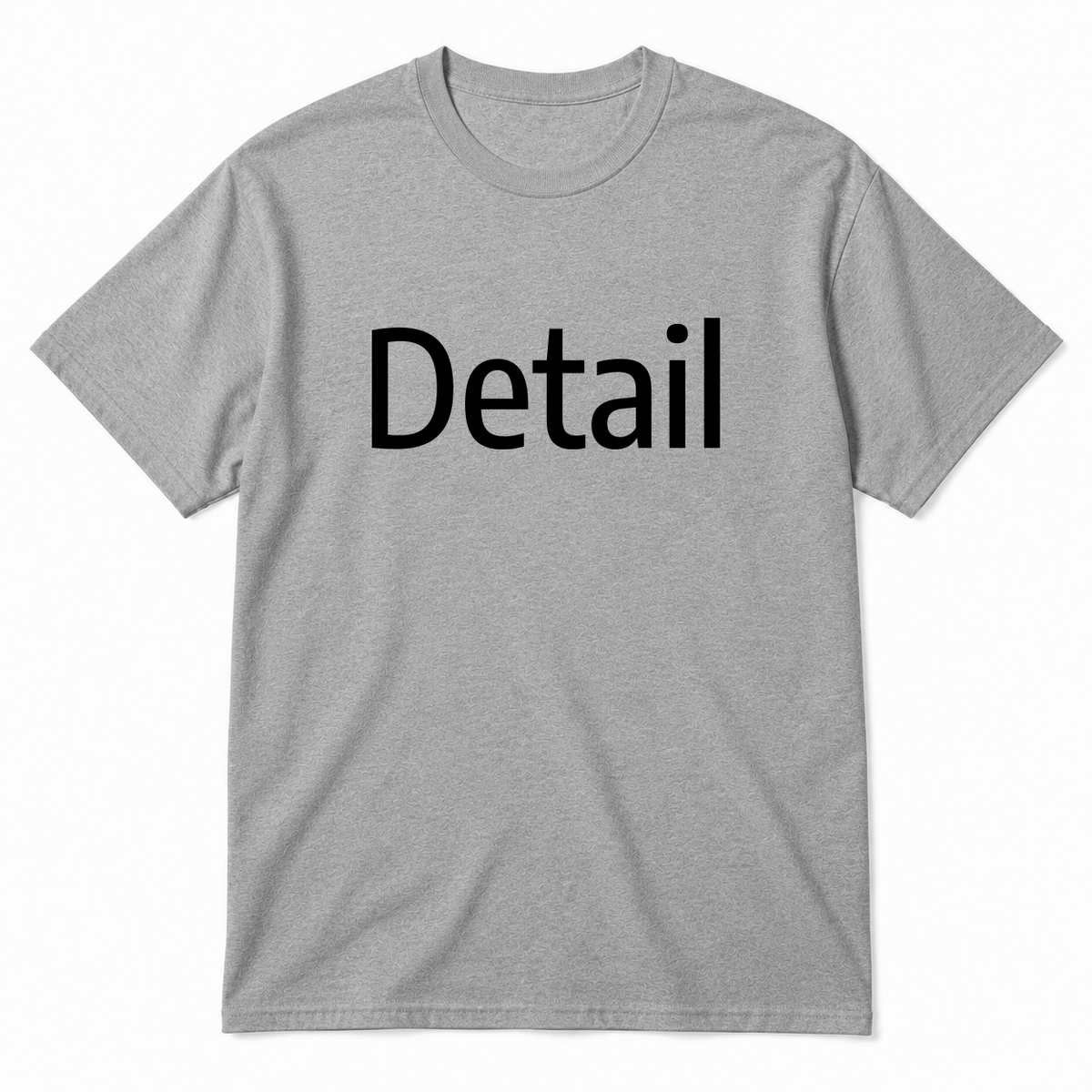 Detail T-Shirt in gray