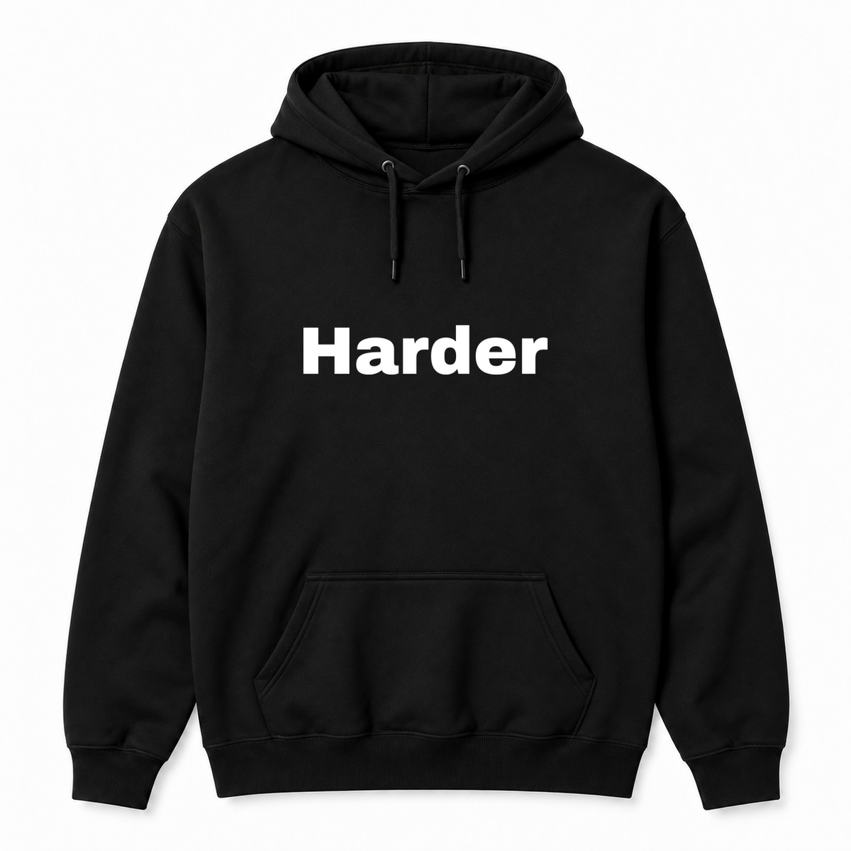 Harder Hoodie in black