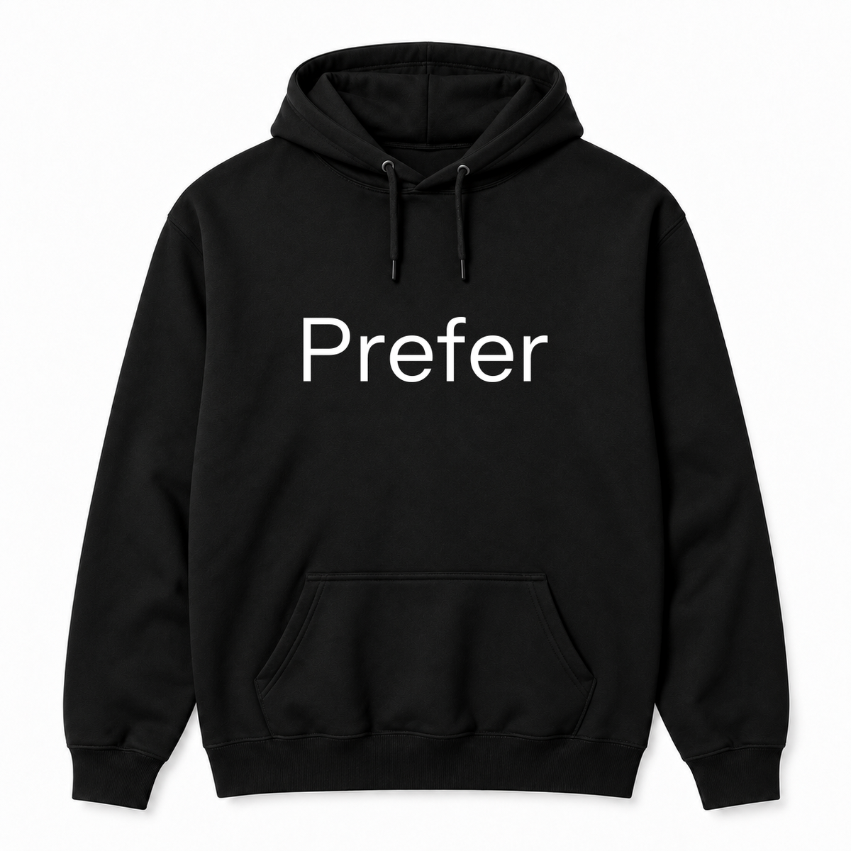 Prefer Hoodie in black