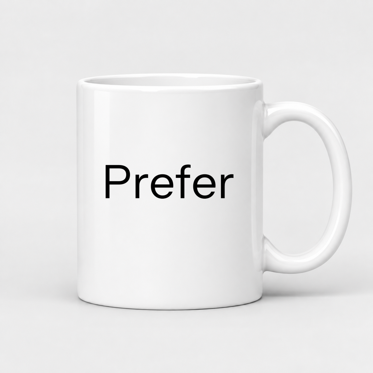 Prefer Mug in white