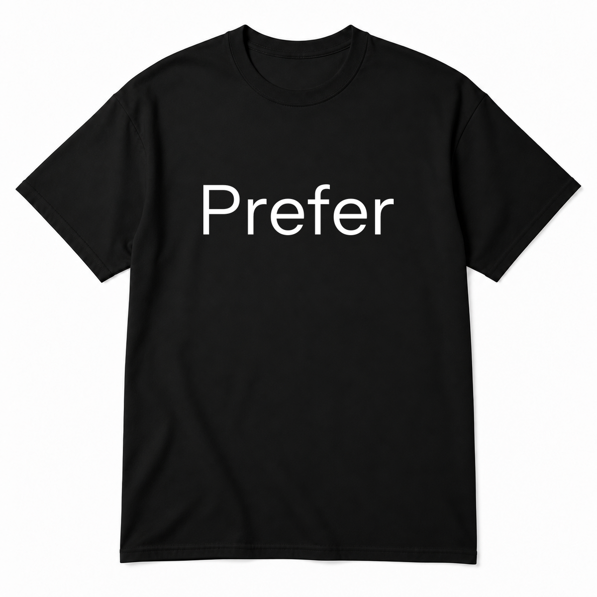 Prefer T-Shirt in black