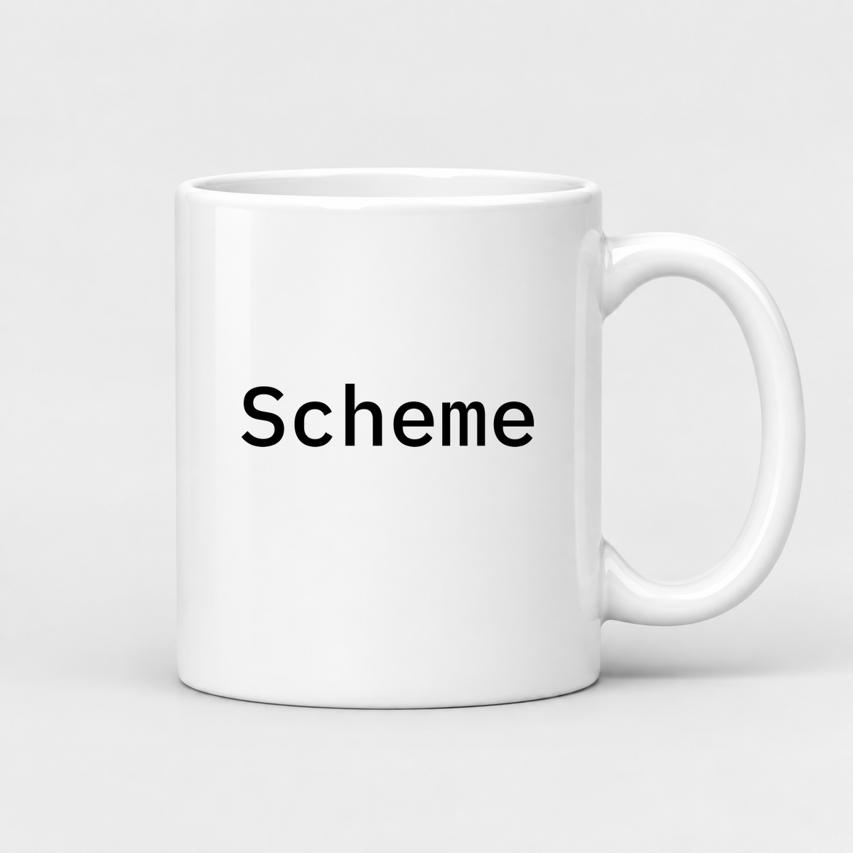Scheme Mug in white