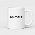 Animals Mug in white