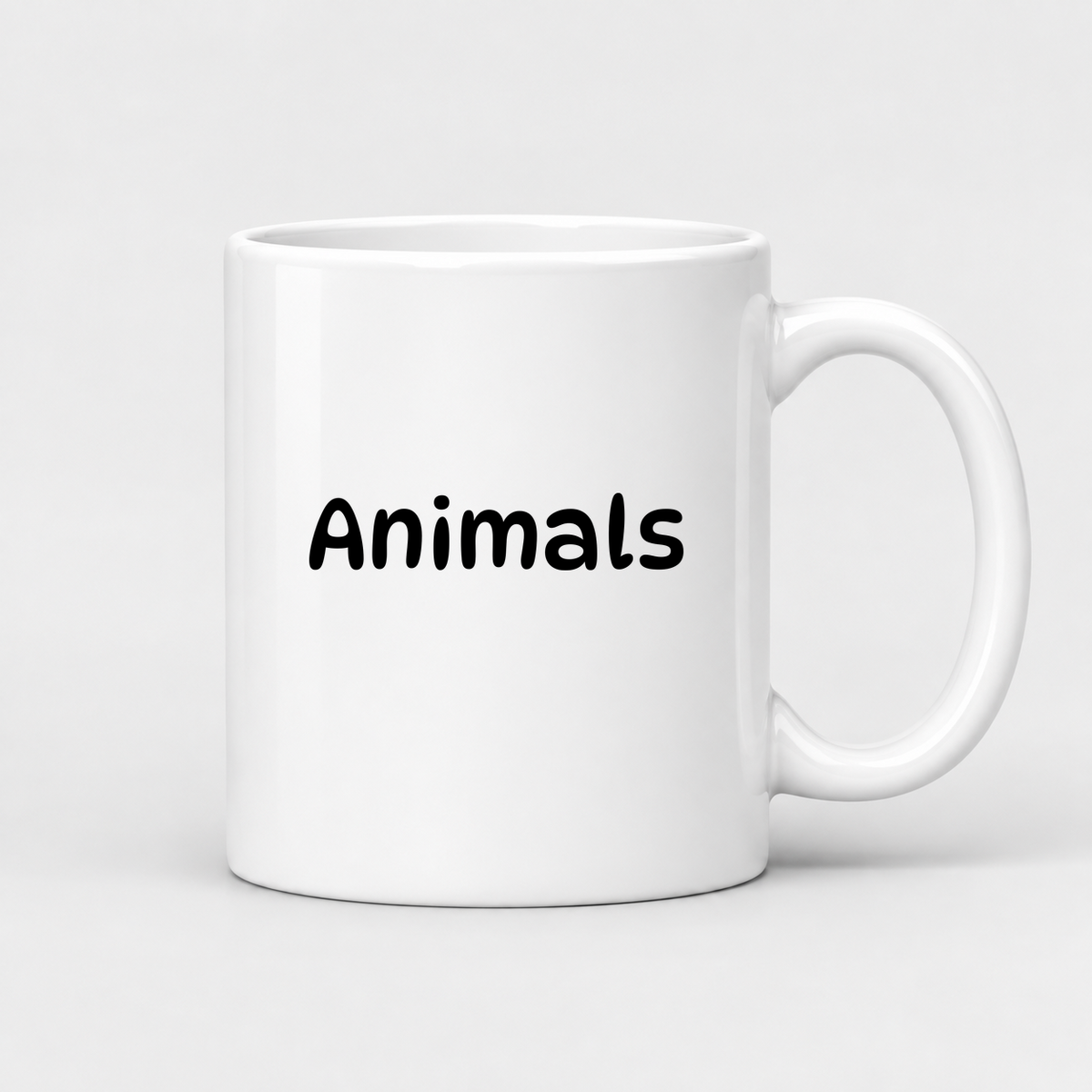 Animals Mug in white