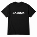 Animals T-Shirt in black