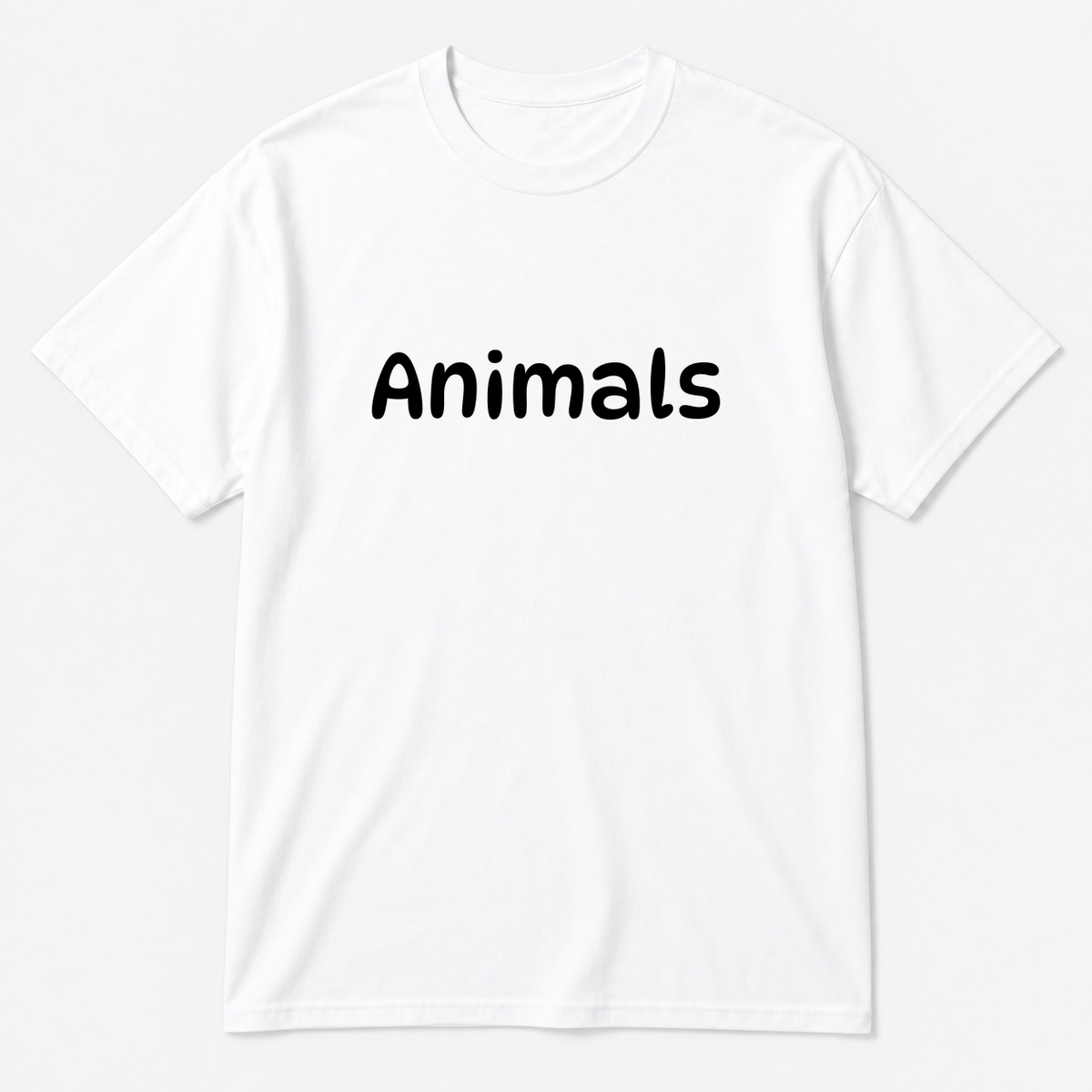 Animals T-Shirt in white