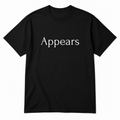 Appears T-Shirt in black