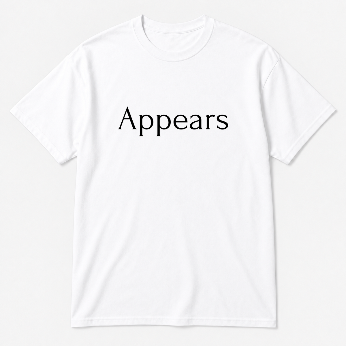 Appears T-Shirt in white