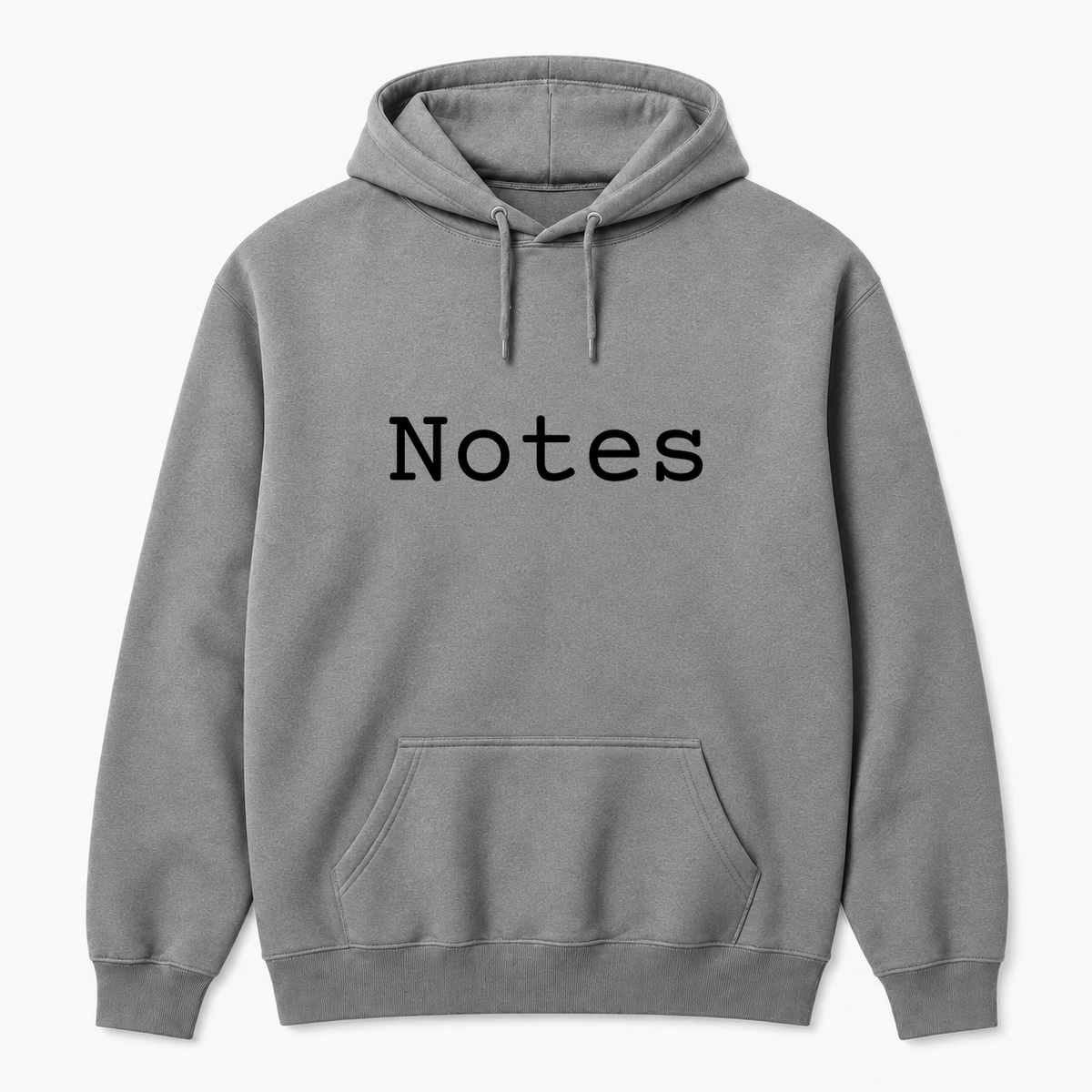 Notes Hoodie in gray