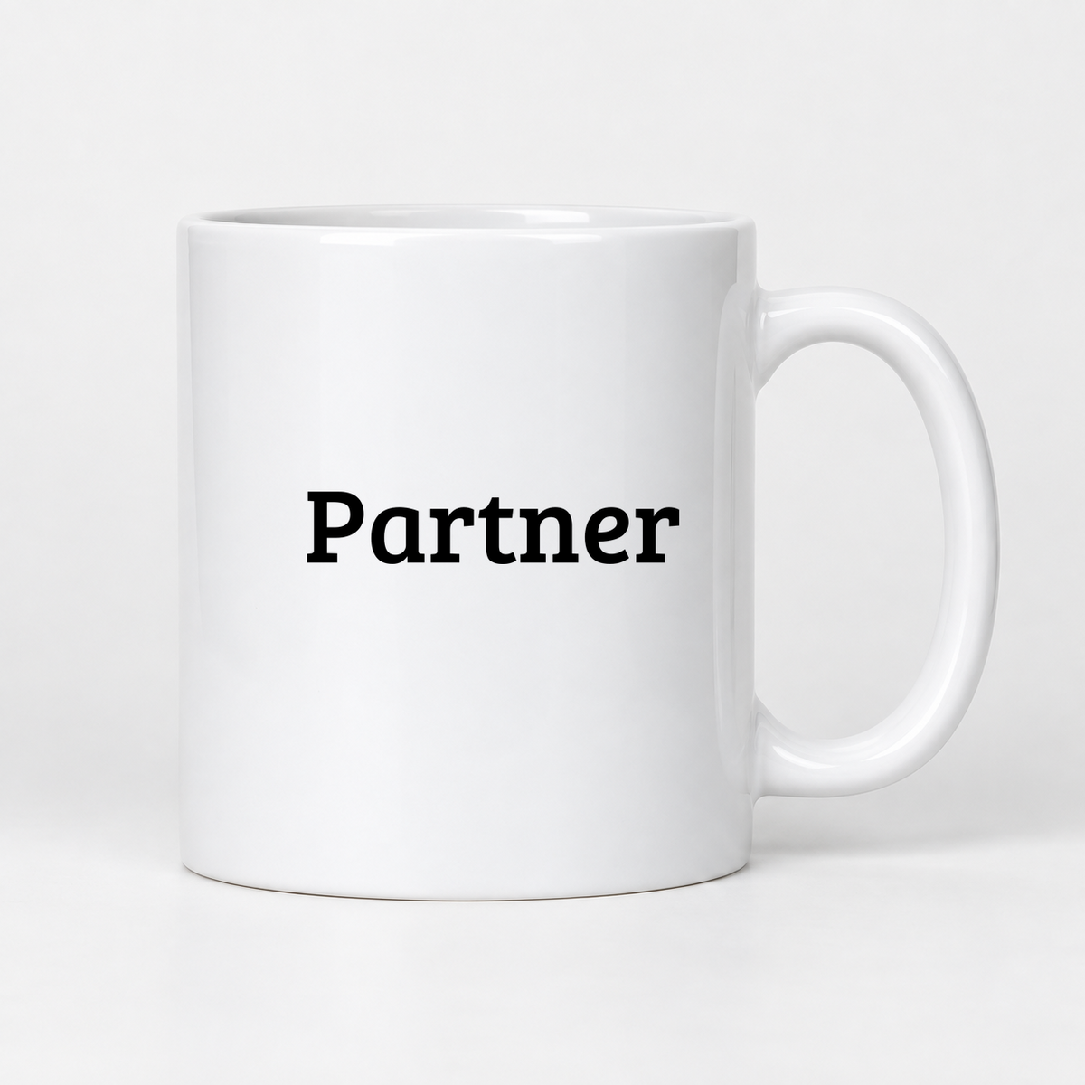 Partner Mug in white