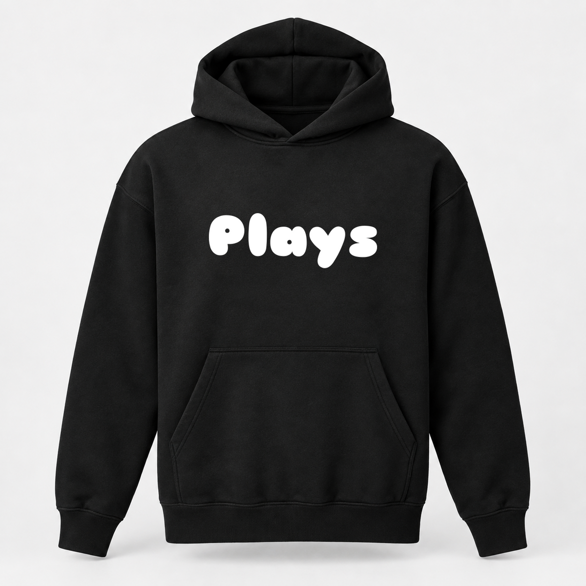 Plays Hoodie in black
