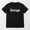 Songs T-Shirt in black