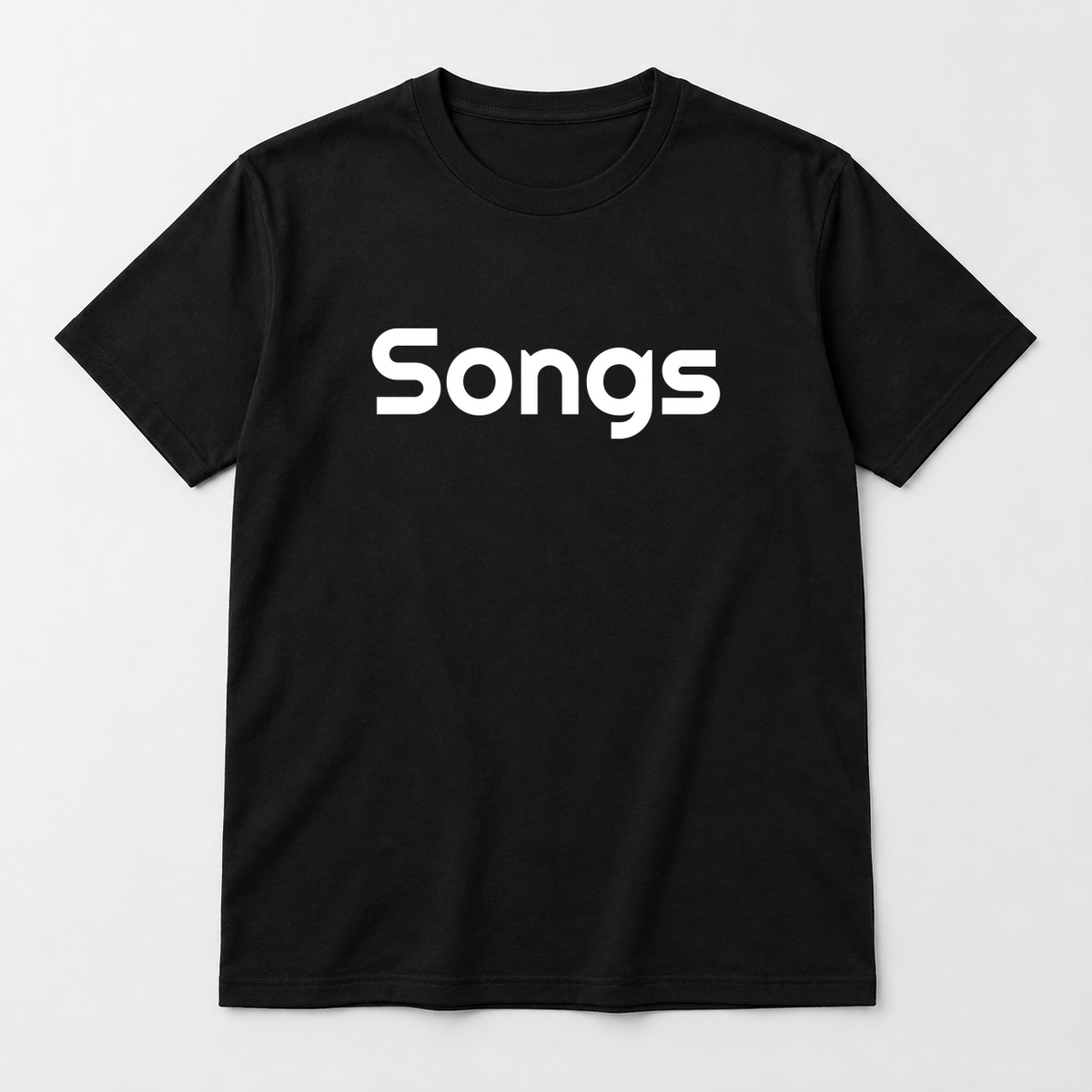 Songs T-Shirt in black