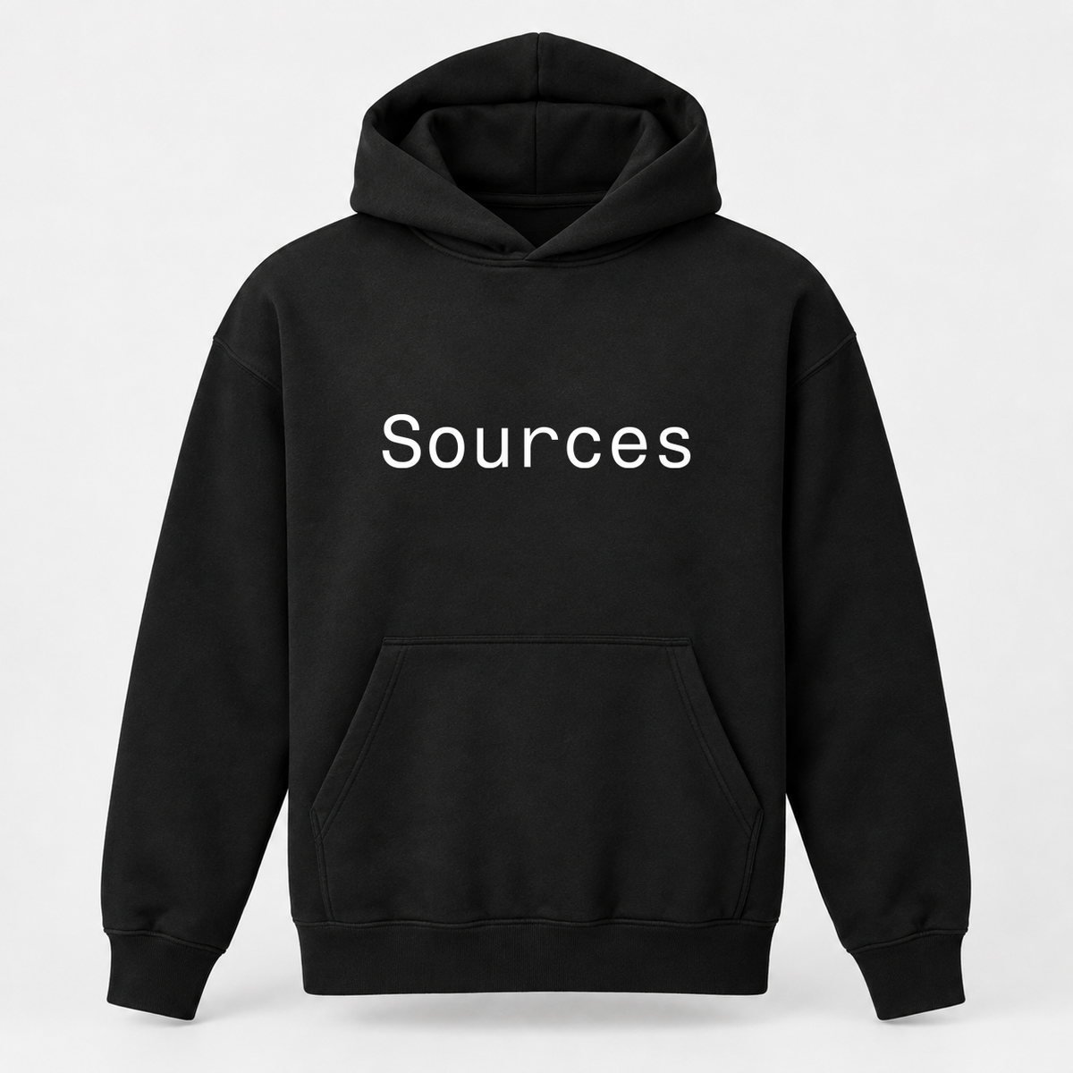 Sources Hoodie in black