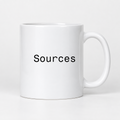 Sources Mug in white