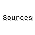 Sources die-cut sticker