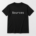 Sources T-Shirt in black