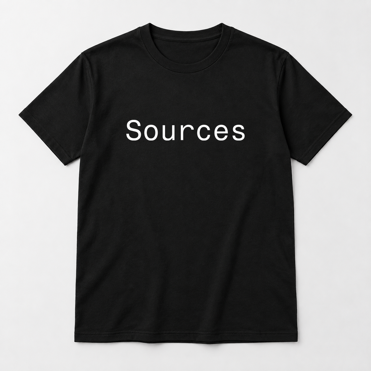 Sources T-Shirt in black