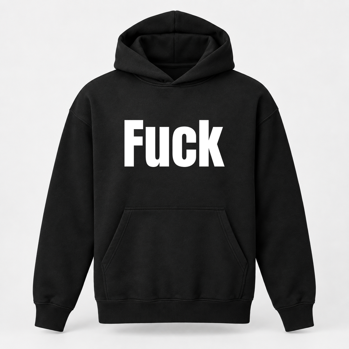 Fuck Hoodie in black