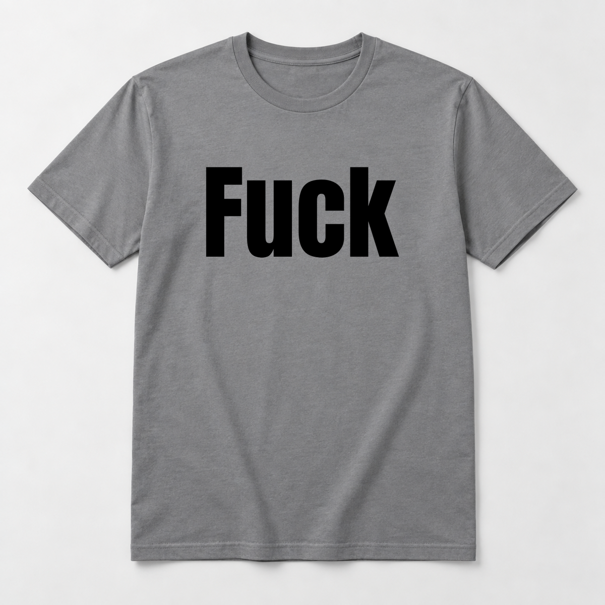Fuck T-Shirt in gray