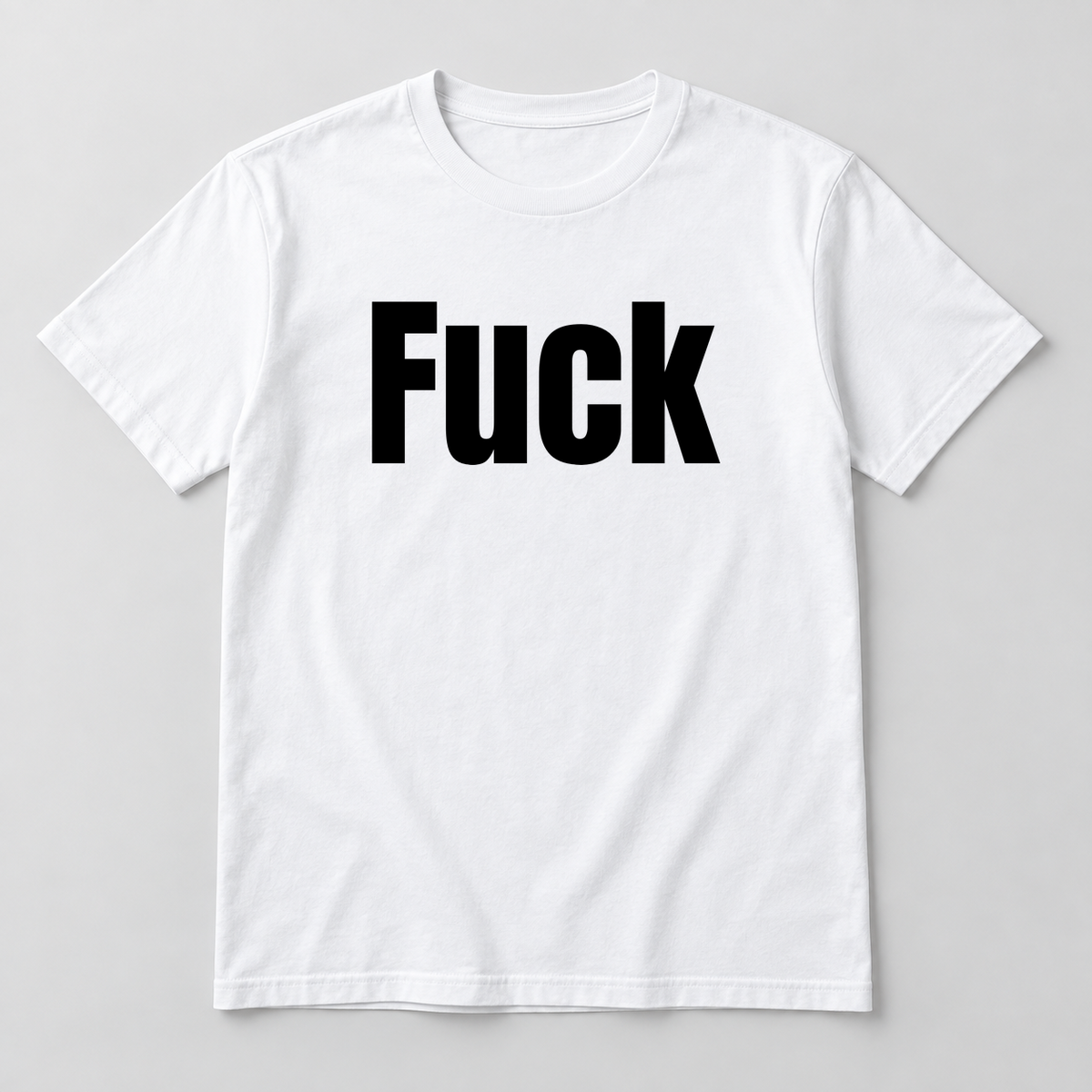Fuck T-Shirt in white