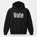 Vote Hoodie in black