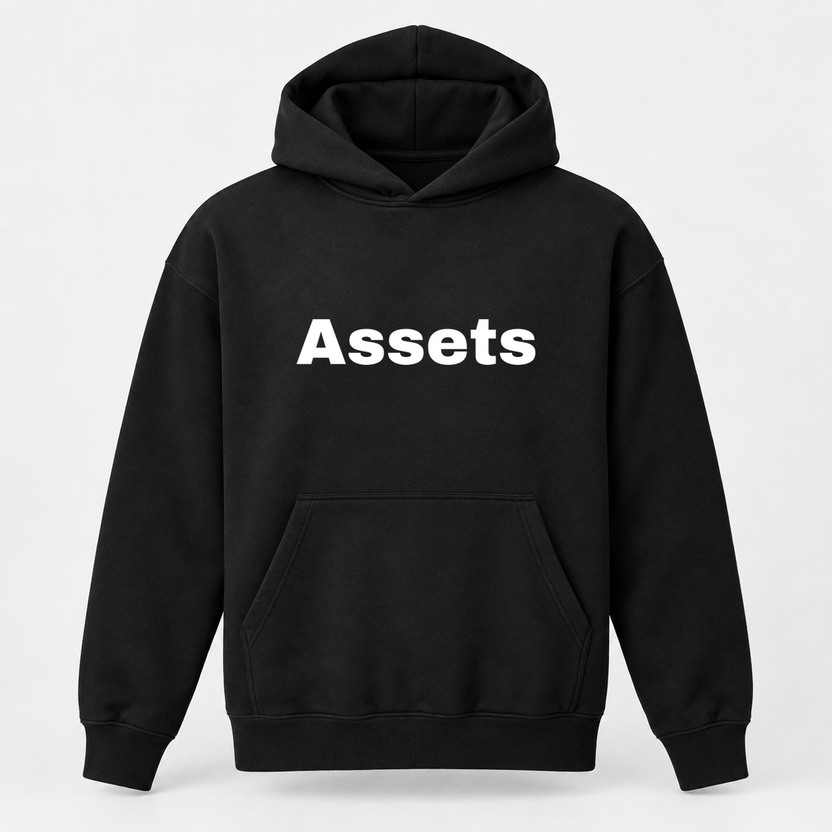 Assets Hoodie in black