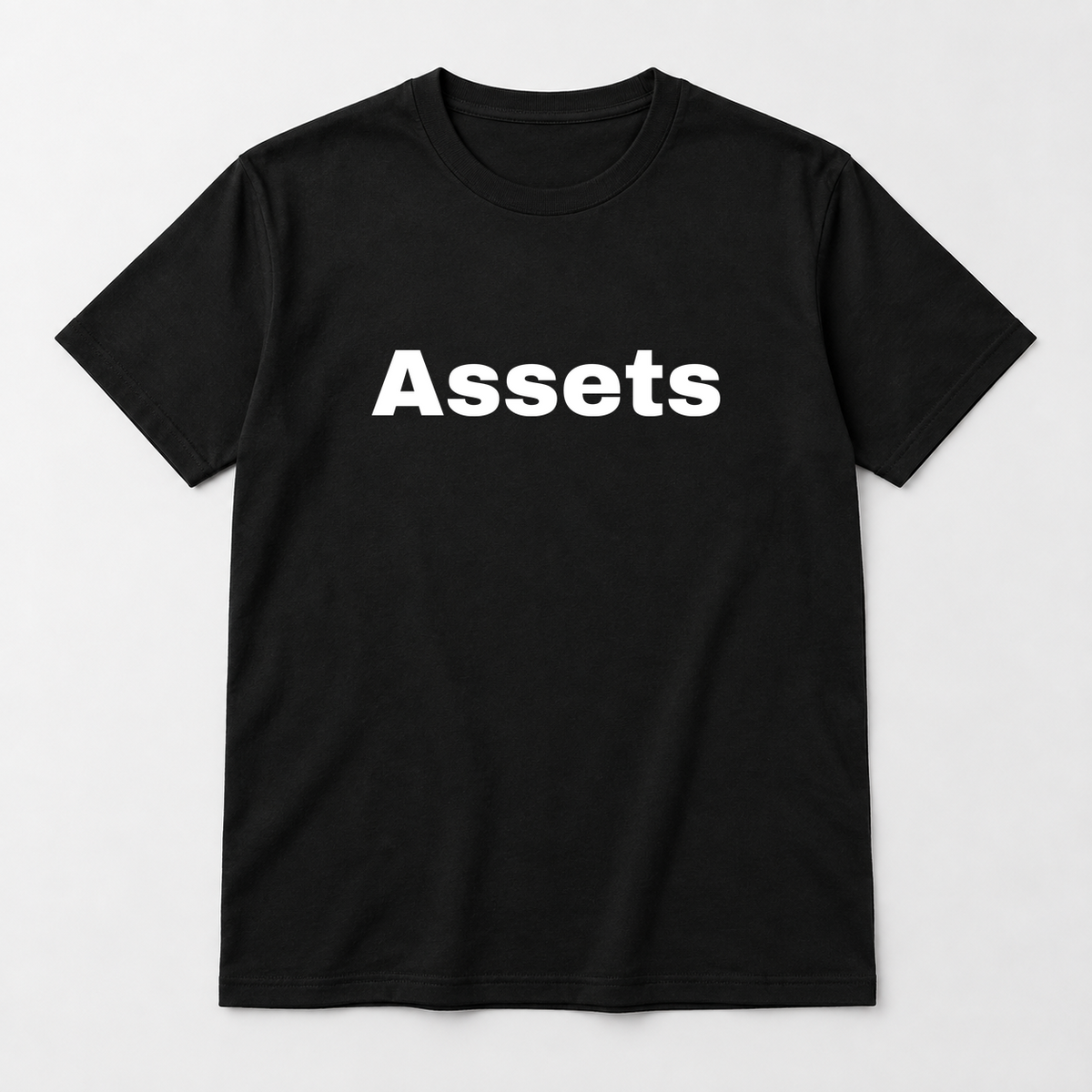 Assets T-Shirt in black