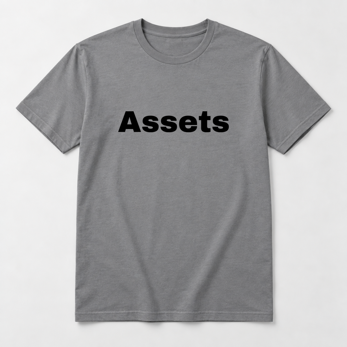 Assets T-Shirt in gray