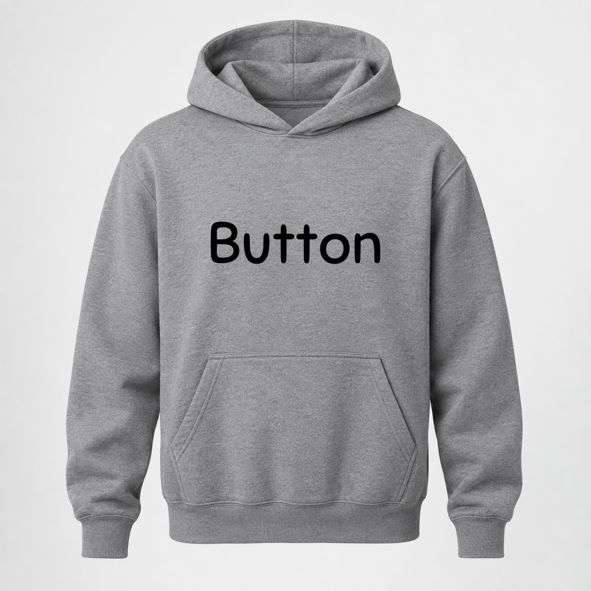 Button Hoodie in gray